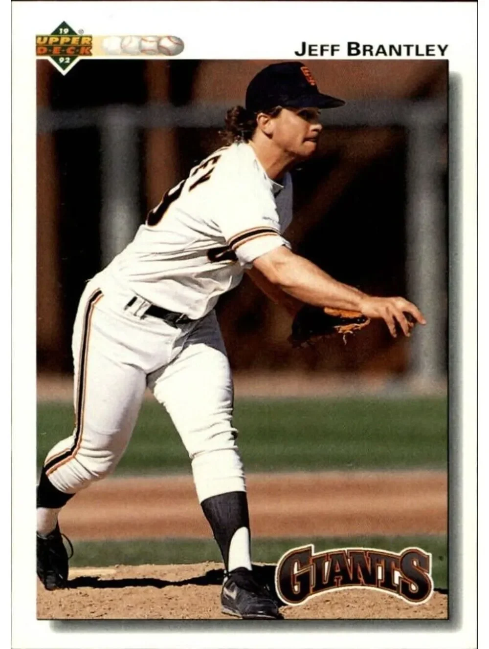 Jeff Brantley 1992 Upper Deck MLB #581 Baseball Card San Francisco Giants